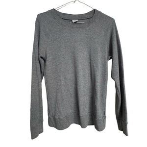 TNA Grey Waffle Knit Long Sleeve Shirt XXS